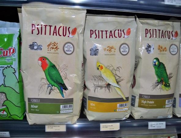 Alimento Aves exoticas Psittacus (Preços sob consulta)