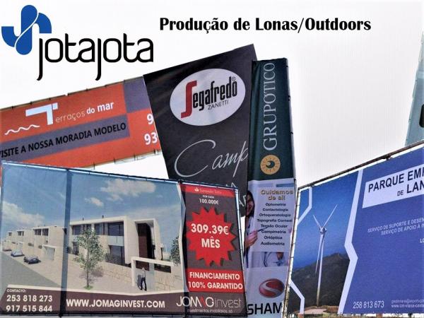 PRODUÇÃO DE LONA/OUTDOORS