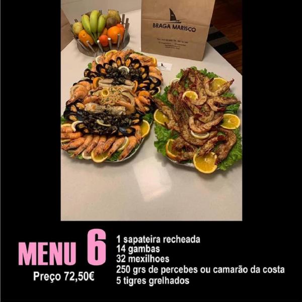 MENU 6 - 72,5€