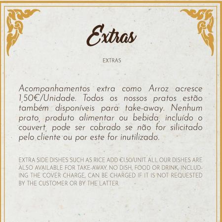 Acompanhamentos extra